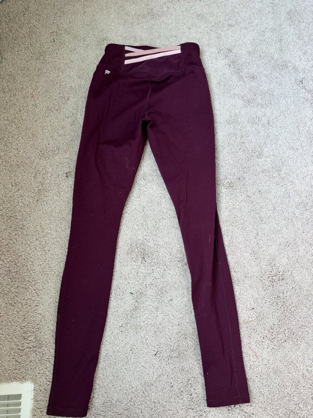 Fabletics Leggings- Maroon/magenta